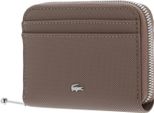 Lacoste Portafoglio Daily City Zip Coin Wallet Taupe Grigio Talpa
