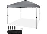 Succebuy 10 X 10 Ft Pop-Up Canopy Tent - Dark Grey. Telone Inpoliuretano250 D Con Rivestimento Argentato. Fornita Con Borsa Avvolgibile E 4 Sacchi Di Sabbia