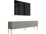 Mobile Tv : Aloe, 140 X 52 X 32 Cm, Gambe Dorate