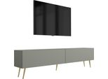 Mobile Tv : Aloe, 170 X 52 X 32 Cm, Gambe Dorate