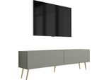 Mobile Tv : Aloe, 140 X 52 X 32 Cm, Gambe Dorate