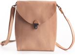 Harold's Pelle Borsa A Tracolla Fold Handbag Clutch Up Camel Beige