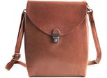 Harold's Pelle Borsa A Tracolla Fold Handbag Clutch Up Cognac Marrone