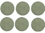 Inf Set Di 6 Tovagliette - Tovagliette Di Carta Intrecciata Verde