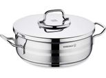 Korkmaz Astra2 Casseruola Bassa 26 X 8,5 Cm - 4,5 L, Pentola In Acciaio Inox Con Coperchio