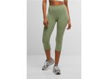 Urban Classics Leggings Donna Leggings Capri Verde S