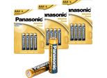 Panasonic Alkaline Power Aaa R03 12 Batterie A Lunga Durata E A Prova Di Perdite