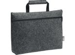 Midocean - Borsa Per Computer Portatile "Tapla"", Feltro Rpet MO641 (28 Cm X 38 Cm X 6,5 Cm) (Grigio Pietra)"