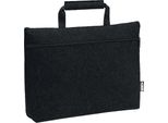 Midocean - Borsa Per Computer Portatile "Tapla"", Feltro Rpet MO641 (28 Cm X 38 Cm X 6,5 Cm) (Nero)"