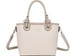 Gallantry, Elegante Borsa Shopper Da Donna Con Tracolla, Giallo-Grigio