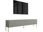 Mobile Tv : Aloe, 170 X 52 X 32 Cm, Gambe Dorate