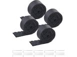 Succebuy Pacciamatura In Gomma Riciclata Per Giardini - 4 Rotoli, 120 X 4,5 Pollici, Nero Naturale, Abbellisce I Giardini, Previene Le Erbacce E Il Fango, Ideale Per Piante E Sentieri