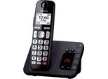 Panasonic KX-TGE260NLB, Telefono Dect, Cordless, Vivavoce, 200 Voci, Identificazione Del Chiamante, Nero