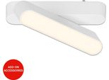 Sistema Di Binari Briloner Luxtrail, Luce Led, Orientabile, Bianco