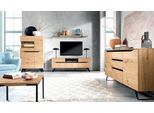 Parete Attrezzata Di Design, Mobili Moderni In Legno, Mobile Basso Per Tv, Set Da Soggiorno 4 Pz
