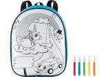 Midocean - Zaino "Backsketchy"" MO1326 (26 Cm X 21 Cm X 9 Cm) (Turchese)"