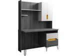 Scrivania In Legno Scaffali Scrivania Per Computer Legno Grigio Camera Dei Bambini Moderna