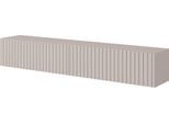 Selsey Telire - Mobile Tv A Parete, Grigio Con Doghe, 175 Cm