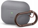Elago Custodia Originale Hang Case Per Airpods Pro, Grigio Medio