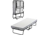 Letto Pieghevole Vevor Con Materasso Da 5 Pollici, Letto Singolo Pieghevole Con Materasso In Memory Foam (75 X 32 Pollici), Letto In Metallo Da 137 Kg Per Camera Da Letto E Soggiorno