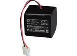 Techtek Batteria Compatibile Con [Alarm Lock] 1U106, BCA2500-4EWP-W9030EC, BP6, DL-10, DRY1500 Sostituisce DL-10