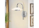 Zmh Lampada Da Parete A Led Illuminazione Parete Interna Camera Da Letto Lampada Design Moderno Corridoio Lampada 3000K Bianco Caldo Illuminazione Parete Cromo Vetro Metallo Camera Da Letto Rotonda