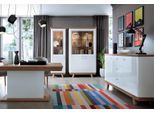 Set Da Sala Da Pranzo Credenza Completa 2X Vetrina Mobili Moderni In Legno Lussuoso