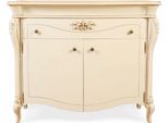 Casa Padrino Cassettiera Barocca Crema 108 X 52 X H. 121 Cm - Mobili Barocchi