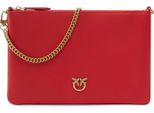 Pinko Borsa A Tracolla Flat Classic Red - Antique Gold Rosso
