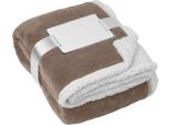 Midocean - Coperta "Zermatt"", Pile Corallo MO1117 (Taglia Unica) (Verde Kaki)"