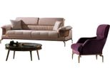 Set Da Salotto Divano 3+1 Posti Divano Moderno Design Di Lusso 2 Pezzi