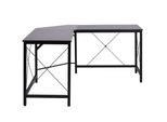 Aiorber Scrivania A L Per Computer, Gambe Regolabili, Ampia Superficie Di Lavoro, Mdf, Per Ufficio E Studio, 150X150X76Cm, Nero