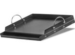 Bbq-Toro Piastra Grill In Ceramica 63 X 41 Cm, Piastra Grill Rivestita In Ceramica, Piastra Grill In Acciaio