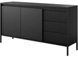 Cassettiera Combinata Moulton - Nera