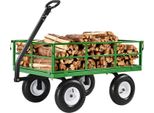 Carrello Da Trasporto 110X75X67Cm - Robusto Carrello Da Giardino - Efficiente Carrello Porta Attrezzi - Carrello Per Il Lavoro E Il Tempo Libero