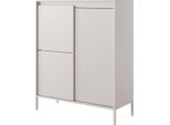 Cassettiera Con Ante Moulton - Beige