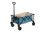 Carrello A Mano Aiorber, 80 L, Pieghevole, Staccabile, Manico Auto-Raddrizzante, Trolley, Per Campeggio, Spiaggia, 76,98X48X45Cm, Blu