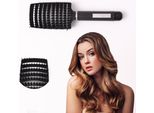 Inf Spazzola Ventilata Per Massaggio Styling Per Tutti I Tipi Di Capelli Nero