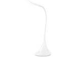 Csl Lampada Da Tavolo Lampada Da Tavolo A Led, Senza Fili, Collo D'oca Flessibile, Basso Consumo, Diversi Livelli Di Luminosità, Led Integrato, Bianco Freddo, Lampada Da Lettura Con Funzionamento Usb O A Batteria, Lampada Da Ufficio, 3 Livelli Di Luminosità