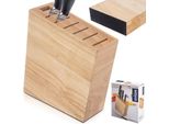 Portacoltelli Orion Portacoltelli Blocco Coltelli Con Scanalature In Legno
