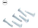 50Pcs M4.2 Traliccio Testa Di Perforazione Autofilettanti Viti Set Foratura Coda (M4.2 * 19)