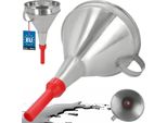 Kotarbau® Imbuto Per Benzina Per Auto In Metallo ⌀ 17 Cm Con Manico Imbuto Di Riempimento Diritto In Acciaio Zincato Imbuto Per Benzina Con Setaccio Imbuto Per Benzina Per Olio Imbuto Per Auto In Metallo Con Punta In Plastica