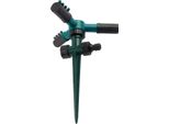 Irrigatore Rotante A 360 Gradi Con Spruzzatore A Tre Bracci E Spina Di Plastica A Terra Irrigatore Con Ugello Regolabile Irrigatore Rotante Automatico Strumento Di Irrigazione Per L'irrigazione Del Prato In Giardino