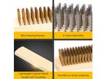 12 Pcs Set Di Spazzole Metalliche Con Manico In Legno Spazzola Metallica In Acciaio Inox Per La Pulizia E La Rimozione Della Ruggine