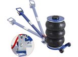 Martinetto Pneumatico Per Auto A Triplo Sacco D'aria 5 T, Martinetto Pneumatico A Triplo Sacco D'aria 140-470 Mm Di Altezza Di Sollevamento, Martinetto Pneumatico A 5 Minuti Di Sollevamento Martinetto Per Auto Martinetto Per Auto Regolabile Rosso