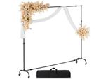 Supporto Per Il Sistema Di Sfondo Dello Studio Fotografico - Set Di Sfondo Mobile 213X300Cm - Accessori Per La Fotografia Professionale