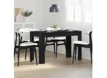 Maison Exclusive - Tavolo Da Pranzo Effetto Rovere Nero 120X60X76 Cm Materiale Ligneo