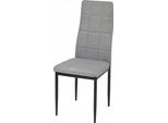 Ekspand | Sedia Da Pranzo LR-1494 - Grigio - Ergonomica - Set Di 4 - Design Moderno
