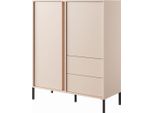 Cassettiera Alta Combinata Slocomb - Beige