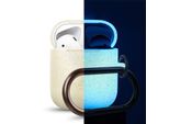 Elago Custodia In Silicone Per Airpods 2 E Airpods 1, Colore Oro Chiaro